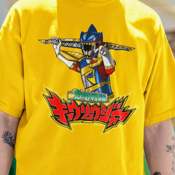 Kyoryuger Deathryuger Super Sentai T Shirt Custom Graphic Art Cosplay Shirts Power Rangers Retro Vintage 90s Tee