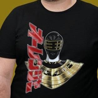 Ohranger Black King Ranger Super Sentai T Shirt Custom Graphic Art Cosplay Shirts Power Rangers Retro Vintage 90s Tee
