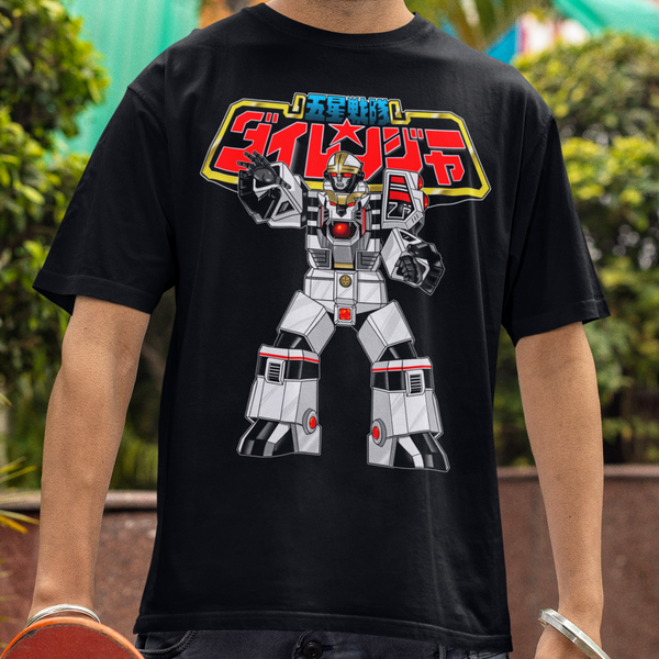 Dairanger Tiger Warrior Super Sentai T Shirt Custom Graphic Art Cosplay Shirts Power Rangers Retro Vintage 90s Tee