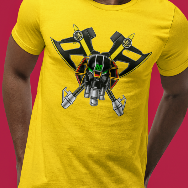 Mastadon Super Sentai T Shirt Custom Graphic Art Cosplay Shirts Power Rangers Retro Vintage 90s Tee