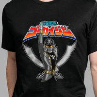 Gokaiger Silver Gokai Super Sentai T Shirt Custom Graphic Art Cosplay Shirts Power Rangers Retro Vintage 90s Tee