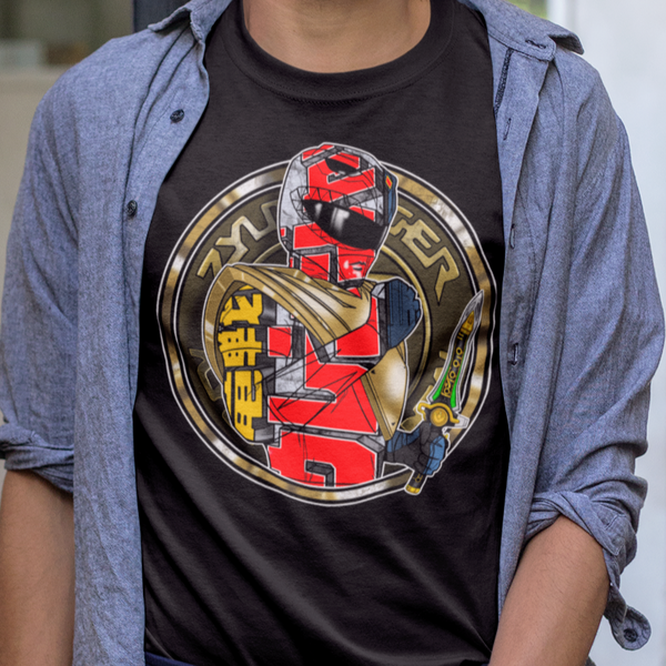 Dragon Zyuranger Super Sentai T Shirt Custom Graphic Art Cosplay Shirts Power Rangers Retro Vintage 90s Tee