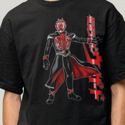 Kamen Rider Wizard Super Sentai T Shirt Custom Graphic Art Cosplay Shirts Power Rangers Retro Vintage 90s Tee