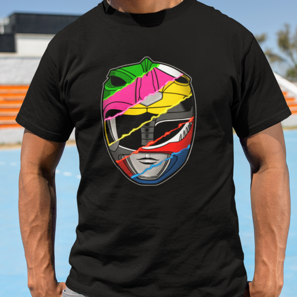 Rangers Forever Super Sentai T Shirt Custom Graphic Art Cosplay Shirts Power Rangers Retro Vintage 90s Tee