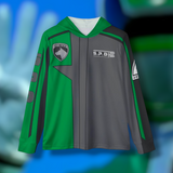 SPD Green Hoodie (Full Print) Lightweight, Breathable, workout, pull over, fitness Hoodie Super Sentai Custom