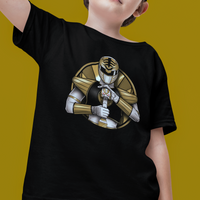 Kids White Ranger Super Sentai T Shirt Custom Graphic Art Cosplay Shirts Power Rangers Retro Vintage 90s Tee