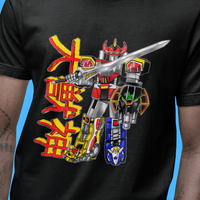 Daizyujin Super Sentai T Shirt Custom Graphic Art Cosplay Shirts Power Rangers Retro Vintage 90s Tee
