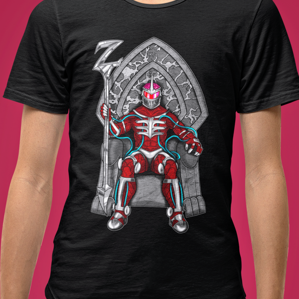 MMPR Lord Zedd Super Sentai T Shirt Custom Graphic Art Cosplay Shirts Power Rangers Retro Vintage 90s Tee