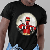 Kakuranger Ninja Red Super Sentai T Shirt Custom Graphic Art Cosplay Shirts Power Rangers Retro Vintage 90s Tee
