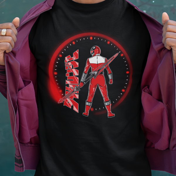Timeranger Super Sentai T Shirt Custom Graphic Art Cosplay Shirts Power Rangers Retro Vintage 90s Tee